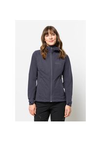 Jack Wolfskin, Damen, Outdoorjacke &raquo;HIGHEST PEAK JACKET W&laquo; mit Kapuze, graphit, XS (34), graphit, Wetterschutzjacke f&uuml;r Wanderungen