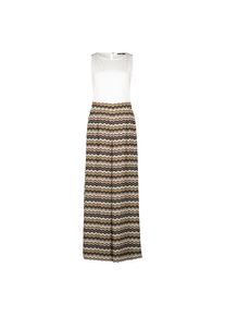 Zero , Jumpsuit »Jumpsuit 2-in-1 Look Zickzackmuster« , BeigeBlack , EURO , 42 -EURO , 42 , Passform: Figurbetont