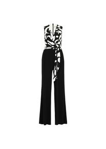 Vera Mont , Jumpsuit »Jumpsuit mit Bindegürtel« , Patch Black/White , EURO , 36 -EURO , 36 , Passform: Figurumspielend