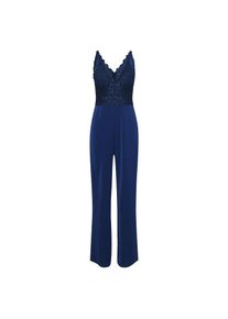 Vera Mont , Jumpsuit »Jumpsuit mit Spitze« , Festival Blue , EURO , 30 -EURO , 30 , Passform: Tailliert