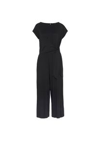 Lascana, Culotte-Overall mit Knotendetail in der Taille, femininer Jumpsuit, festlich, schwarz, N-Gr, 38 -N-Gr, Culotte-Overall