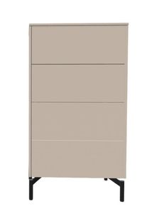 Müllermöbel Aventa Sideboard Müller Möbelwerkstätten Combinaison préférentielle 7 mélamine gris cachemire / pied métallique