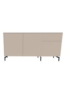 Müllermöbel Aventa Sideboard Müller Möbelwerkstätten Combinaison préférentielle 9 mélamine gris cachemire / pied métallique