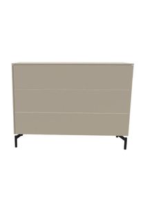Müllermöbel Aventa Sideboard Müller Möbelwerkstätten combinaison préférentielle 12 mélamine gris pierre / pied métallique