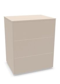 Müllermöbel Aventa Sideboard Müller Möbelwerkstätten Combinaison préférentielle 8 Mélamine gris cachemire / Patins en plastique