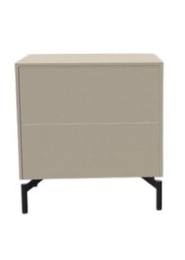 Müllermöbel Aventa Sideboard Müller Möbelwerkstätten combinaison préférentielle 10 mélamine gris pierre / pied en métal