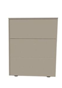 Müllermöbel Aventa Sideboard Müller Möbelwerkstätten Combinaison préférentielle 8 Mélamine gris pierre / Patins en plastique