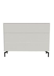 Müllermöbel Aventa Sideboard Müller Möbelwerkstätten Combinaison préférentielle 12Melamine blanc / pied en métal