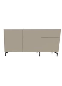 Müllermöbel Aventa Sideboard Müller Möbelwerkstätten combinaison préférentielle 9 mélamine gris pierre / pied métallique