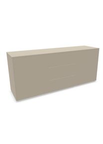 Müllermöbel Aventa Sideboard Müller Möbelwerkstätten Combinaison préférentielle 5 Mélamine gris pierre / Patins en plastique