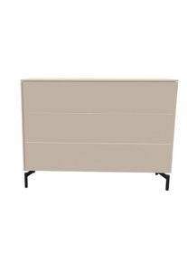 Müllermöbel Aventa Sideboard Müller Möbelwerkstätten combinaison préférentielle 12 mélamine gris cachemire / pied métallique