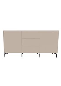 Müllermöbel Aventa Sideboard Müller Möbelwerkstätten Combinaison préférentielle 5 mélamine gris cachemire / pied métallique