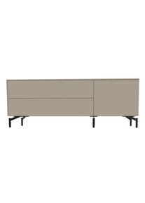Müllermöbel Aventa Sideboard Müller Möbelwerkstätten Combinaison préférentielle 6 mélamine gris pierre / pied métallique