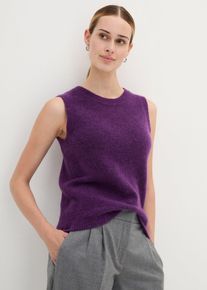 Wollen spencer met alpaca - paars - maat 56/58 (3XL) - wol - bonprix