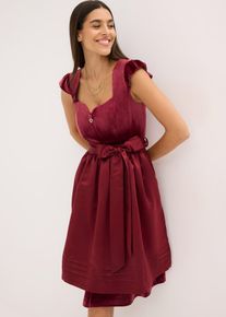 Dirndl en schort (2-dlg. set) - rood - maat 38 - bonprix