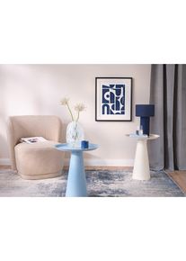 Metalen bijzettafel - beige - maat 53,5 cm - bonprix