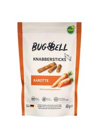 60 g B&acirc;tonnets &agrave; grignoter BugBell &agrave; la carotte, friandises pour chiens