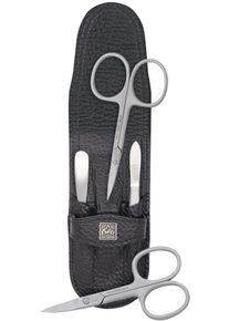 ERBE® Erbe Damen Maniküre-Etui »Maniküre Set Steck-Etui Serie "Piemont" in schwarz, Größe B/H/T: 50 mm x 110 mm x 20 mm