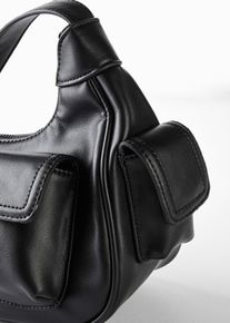 Handtasche, schwarz, Größe 14x28 cm, bonprix
