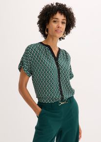 Oversize-Bluse, grün, Größe 36, bonprix