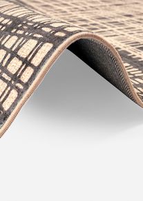 Teppich mit moderner Musterung, grau, Größe 70x140 cm, bonprix