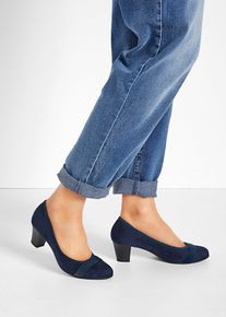 Jana Komfort-Pumps in bequemer Weite, blau, Gr&ouml;&szlig;e 36, bonprix