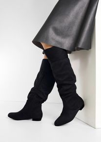Stiefel, schwarz, Größe 43, Vegan, bonprix