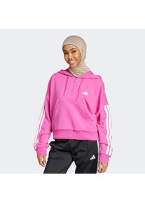 adidas Sportswear Hoodie W 3S FT QZ HD dames truien met capuchon maat XL roze