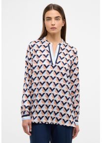 Eterna Lange blouse Loose fit dames lange blouses maat 34 blauw
