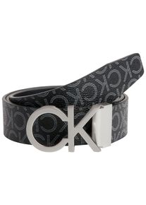 Calvin Klein Synthetische riem CK REV.ADJ. NEW MONO BELT 3.5CM heren riemen maat 90 zwart