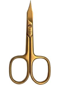 Pfeilring Damen Nagelschere vergoldet in goldfarben