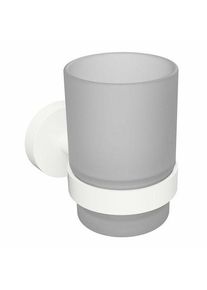 Sapho XR903W X-Round White pohár, mliečne sklo/biela