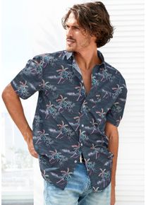 Beach Time Beachtime Herren Hawaiihemd »Regular fit« in blau, Größe S (37/38)