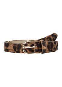 Only Carmakoma Gürtel 'CARNORA HAIRY' Damen braun Größe 105 Animalprint