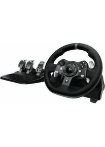 Logitech G920 Driv Force Rac Wheel-Plugc (Xbox Series S, PC, Xbox Series X), Gaming Controller, Schwarz