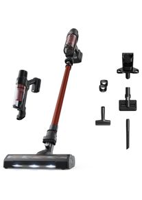 Rowenta RH6A73, Staubsauger, Schwarz, Rot