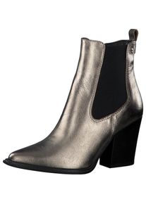 Tamaris, Damen, Boots + Stiefel, Stiefelette, Silber, (36)