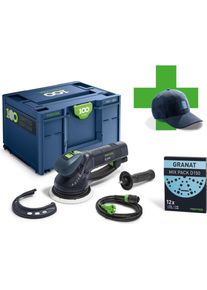 FESTOOL, Schleifmaschine + Poliermaschine, 100 Jahre Getriebe-Exzenterschleifer RO 150 FEQ-Plus 100Y (Exzenterschleifer, 720 W)