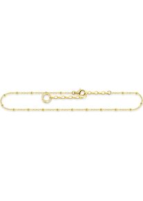 Thomas Sabo, Fussschmuck, Dots Gold Fusskette, (925er Silber, 27 cm)