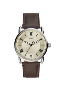 Fossil, Armbanduhr, Copeland, Braun, (Analoguhr, 42 mm)
