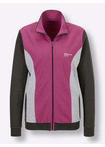 Dames Vrijetijdspak van warm materiaal in grafiet/heide ,maat 18/19, Witt, 50% Katoen, 50% Polyester