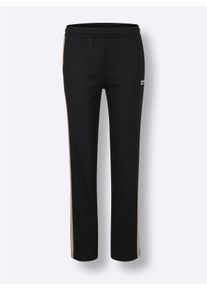 Dames Vrijetijdspak met 4 zakken in zwart ,maat 36/38, Witt, 60% Katoen, 40% Polyester