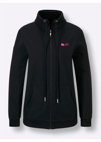 feel good Dames jack in zwart ,maat 36/38, Witt, 60% Katoen, 40% Polyester