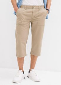 bonprix Bermude lungi din bumbac pur, Regular Fit, verde, 46