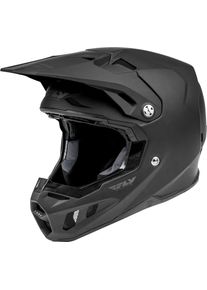 Fly Racing Formula CC Solid, motorcrosshelm jeugd , kleur: Mat-Zwart , maat: YL