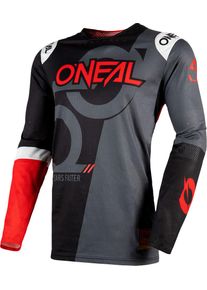 O Neal ONeal Prodigy Five Zero, maglia , colore: Nero/Rosso Fluo , dimensione: XXL