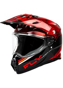Fly Racing Trekker Kryptek Conceal, adventure helmet , color: Black/Red , size: L