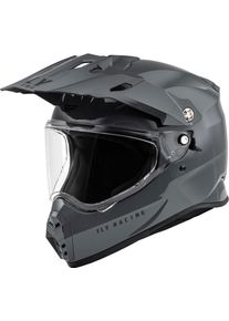 Fly Racing Trekker Solid, adventure helmet , color: Dark Grey , size: S