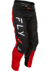 Fly Racing Kinetic Mesh, textile pants , color: Black/Red , size: 32