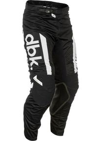Fly Racing Kinetic Mesh DBK, textile pants , color: Black/White , size: 30